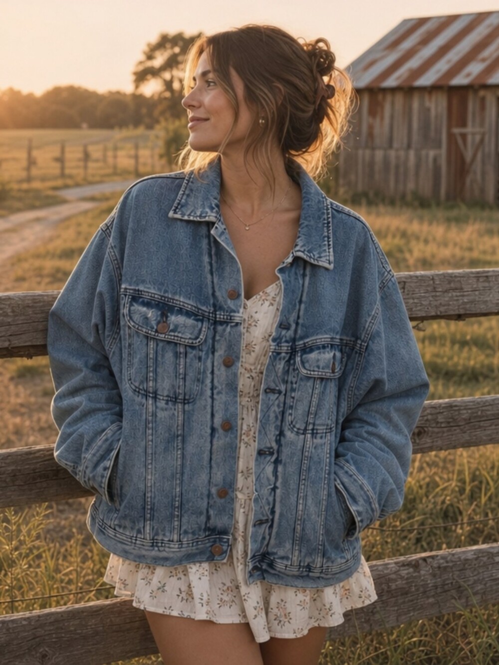 Classic Light Blue Women's Denim Jacket